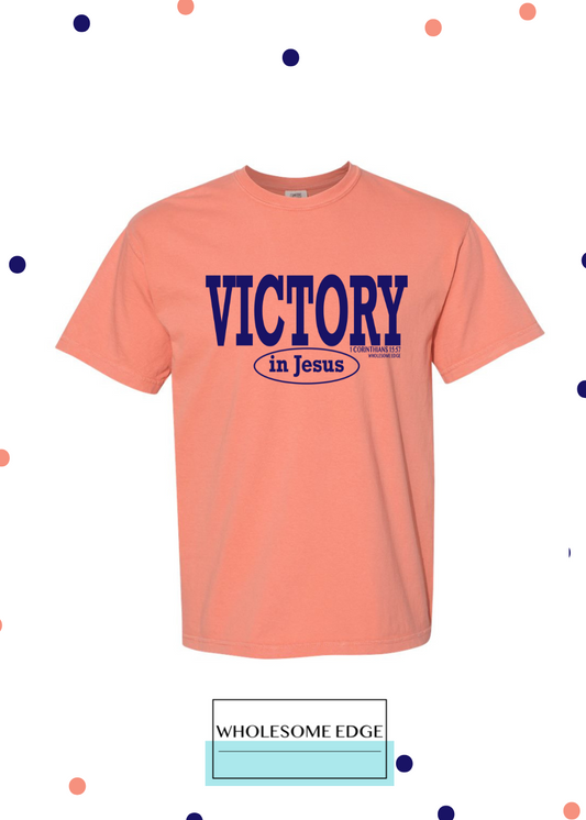 Victory in Jesus - Christian Tee - Youth