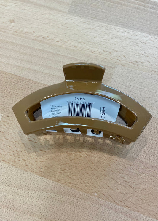 Teleties - Open Hair Clip - Large/Caramel