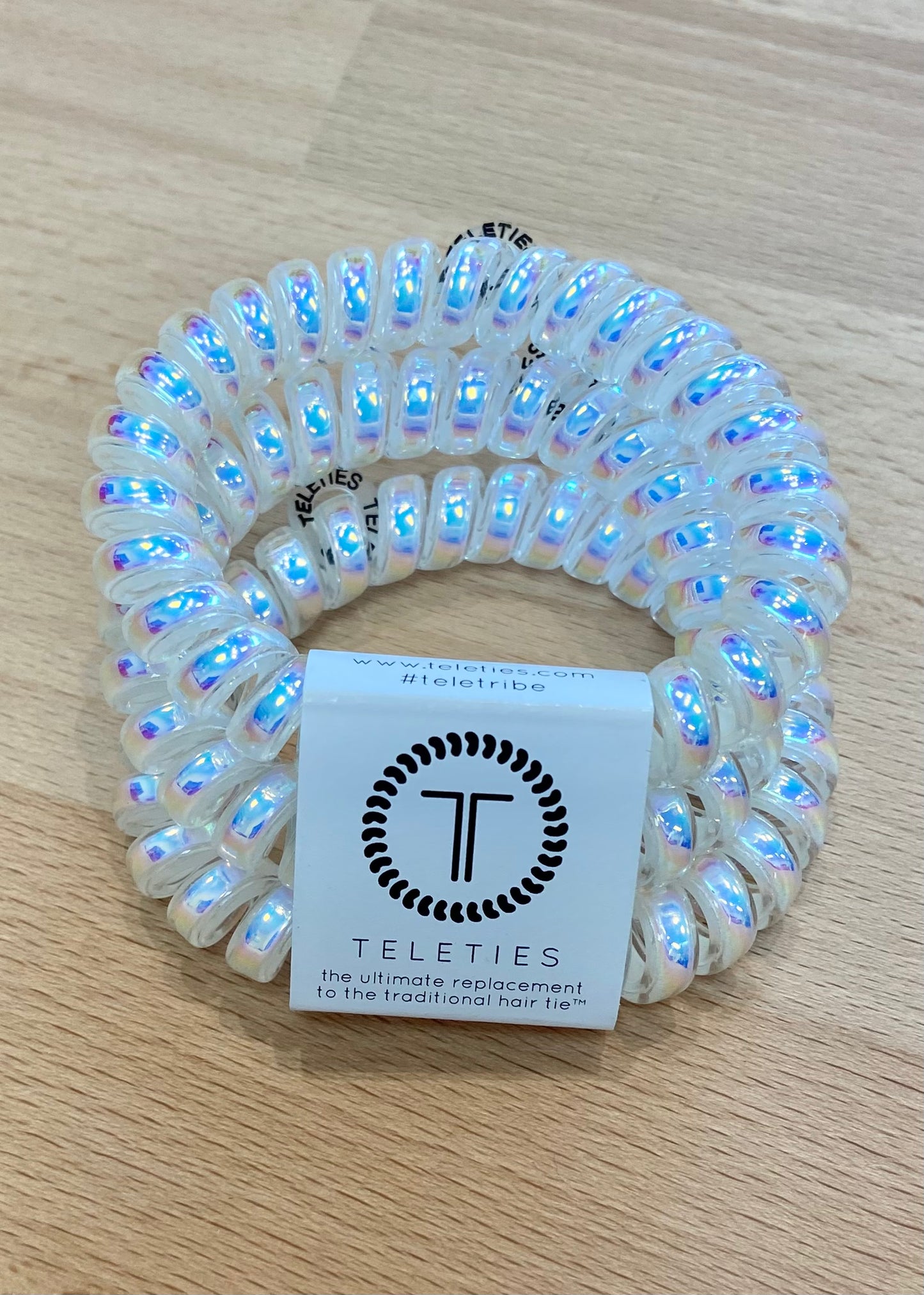 Teleties - Spiral Hair Coils - Large/Peppermint - 3pk