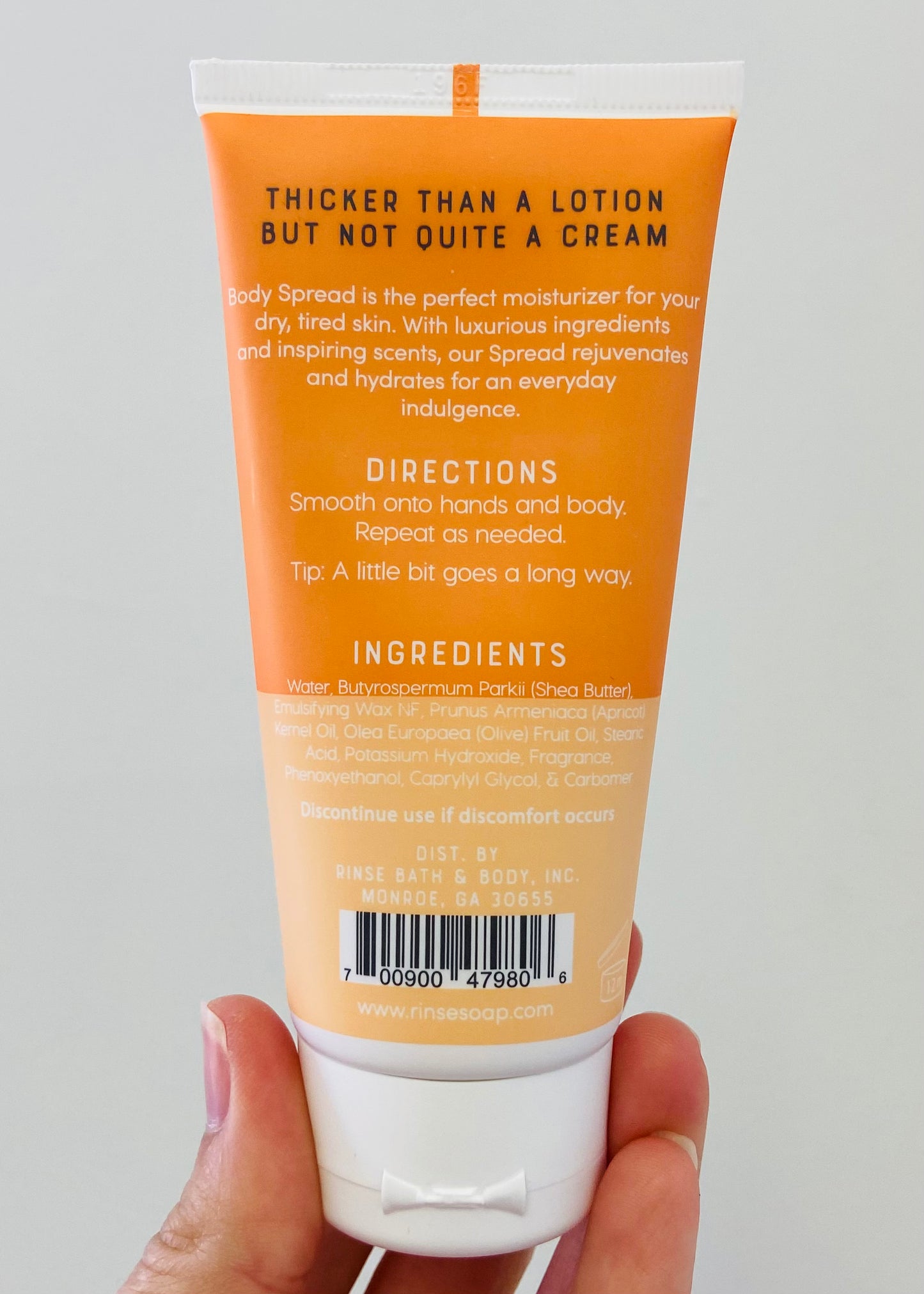 Rinse Body Spread (Moisturizer) - Coconut Mango