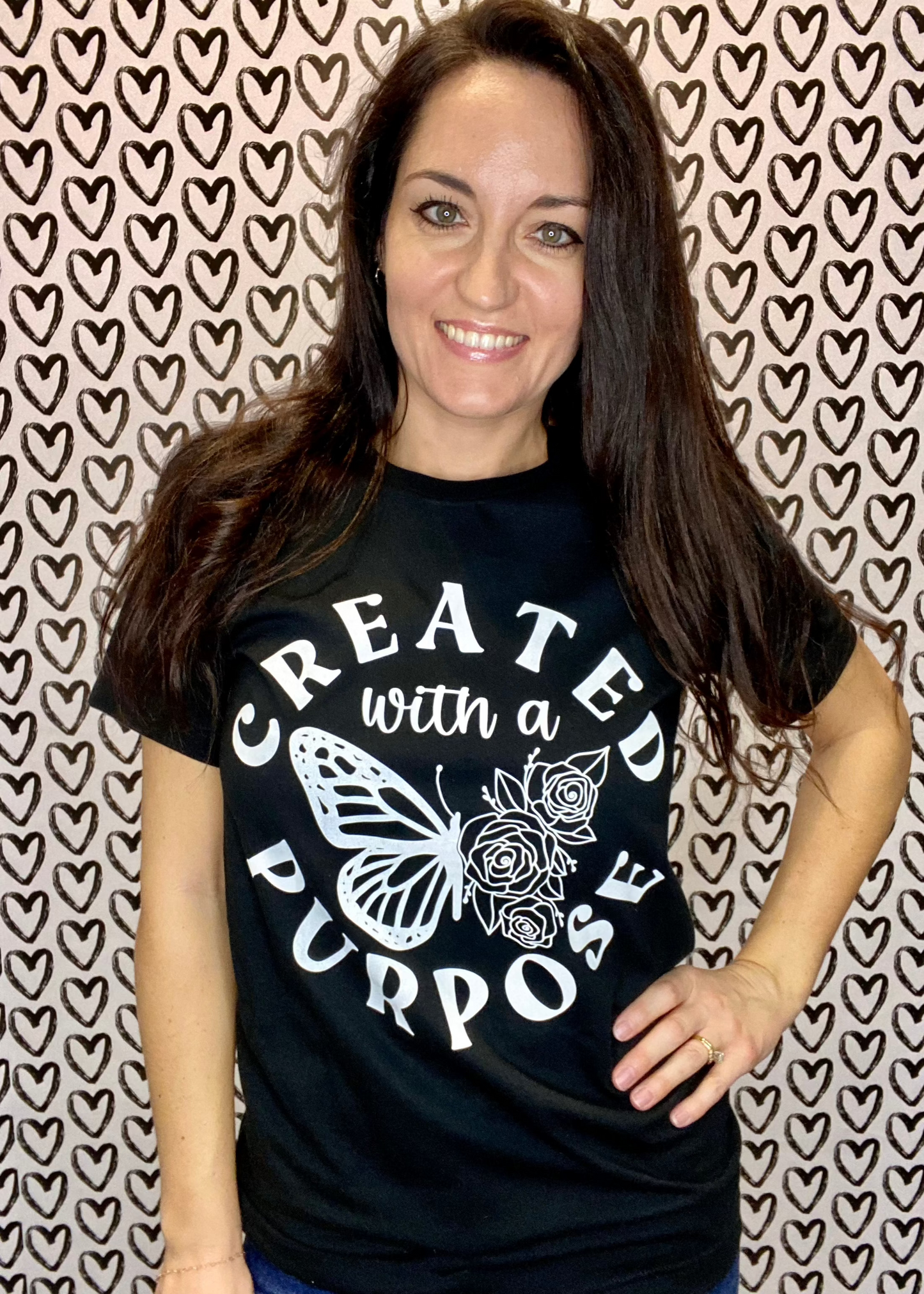 Created With a Purpose Tee - Black