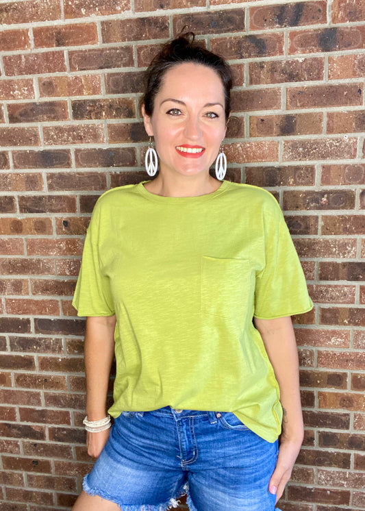 Easy Fit Pocket Tee - Green