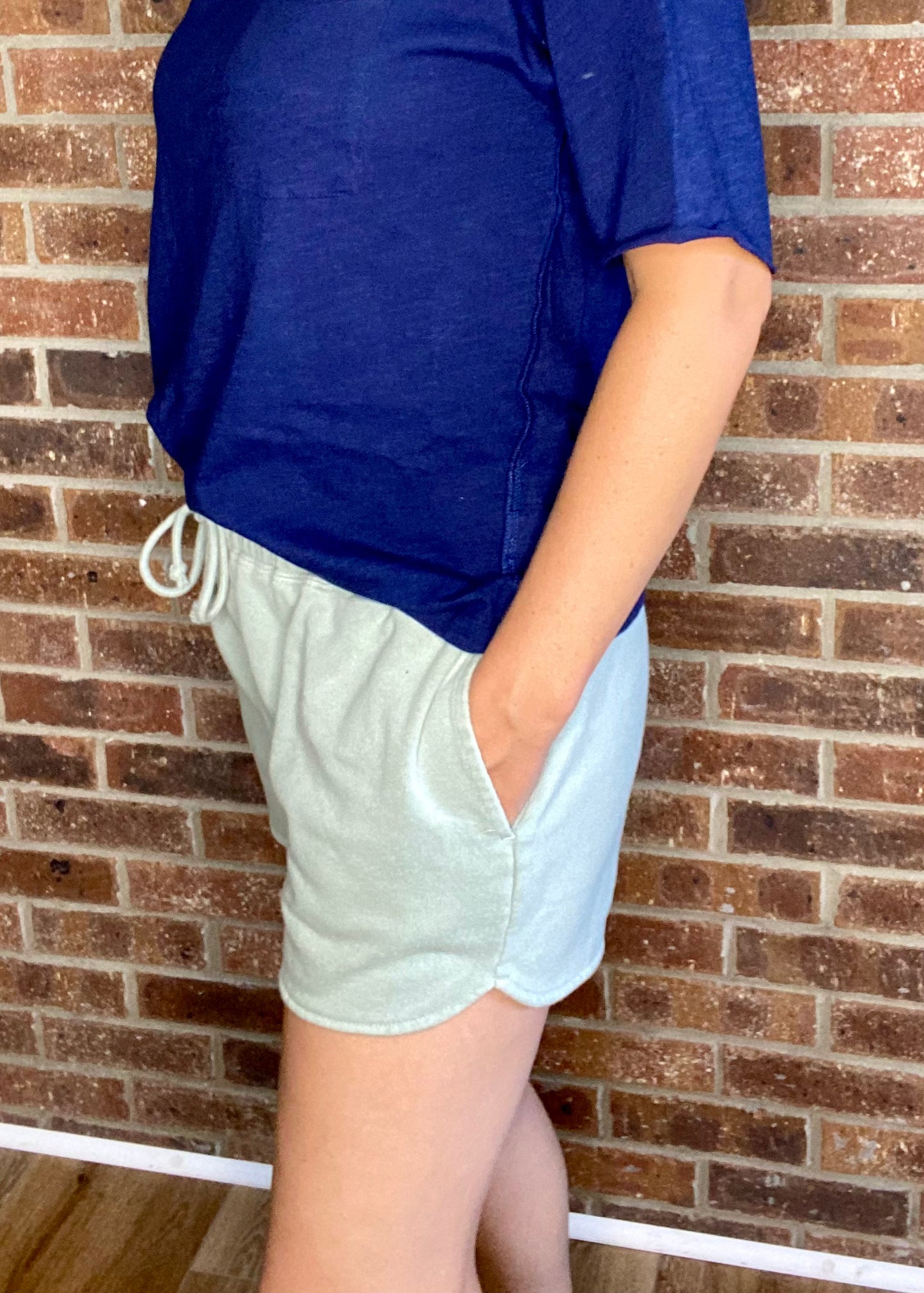 Weekend Comfort Drawstring Shorts - Sage