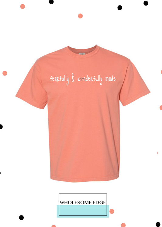 Fearfully & Wonderfully Made - Christian Tee - Youth