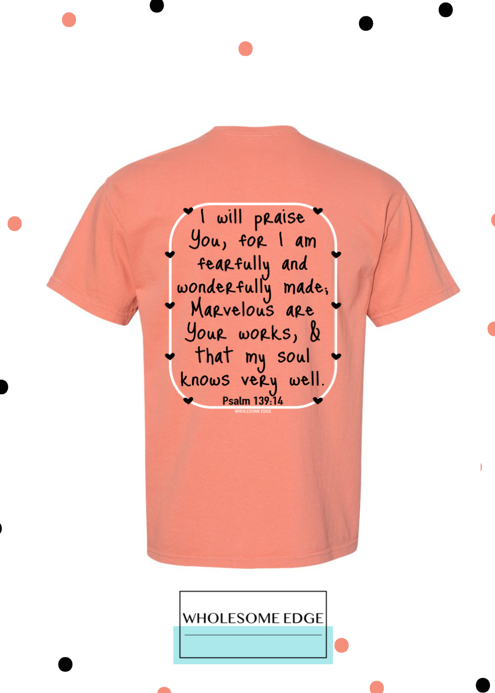Fearfully & Wonderfully Made - Christian Tee - Youth