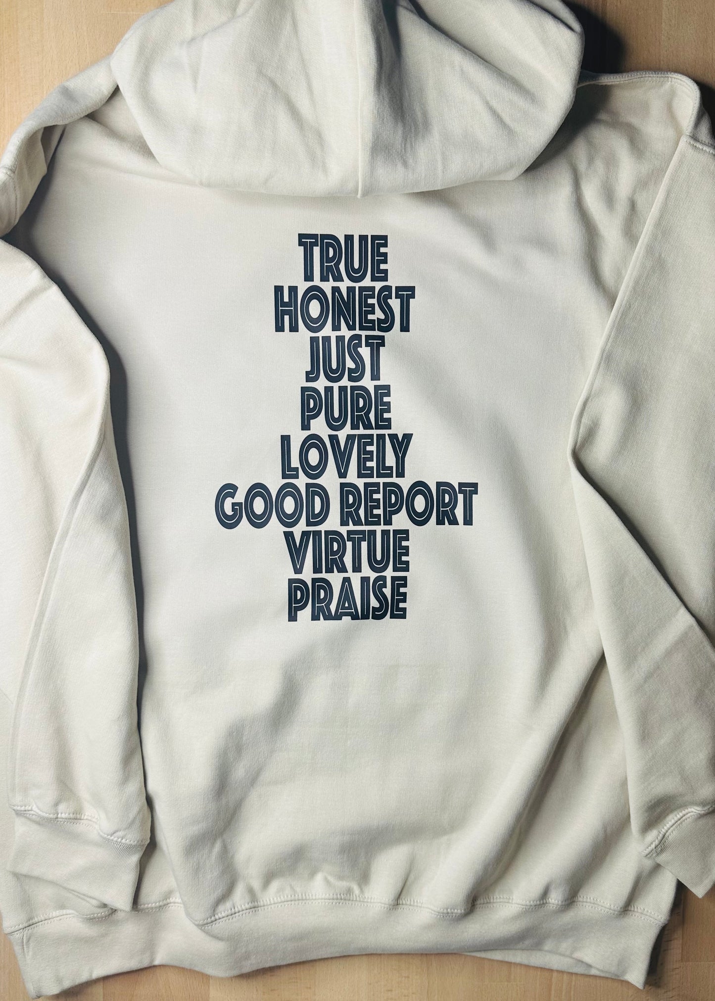 Philippians 4:8 Mindset - Christian Hoodie