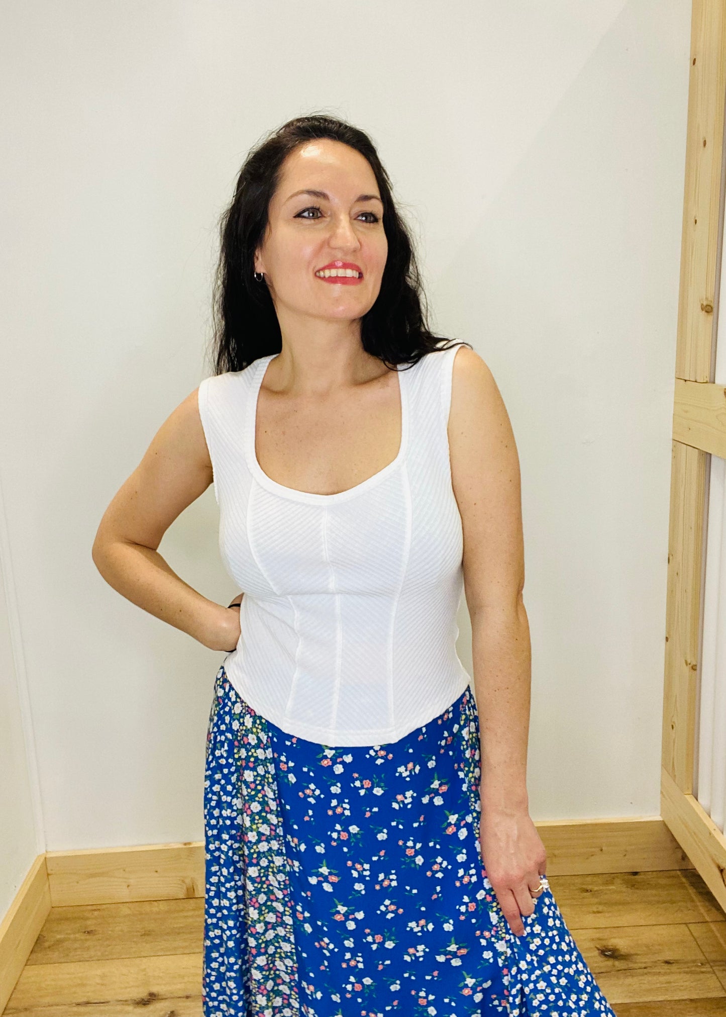 Dynamic Ribbed Tank - Ivory