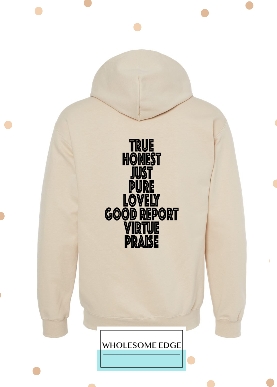 Philippians 4:8 Mindset - Christian Hoodie