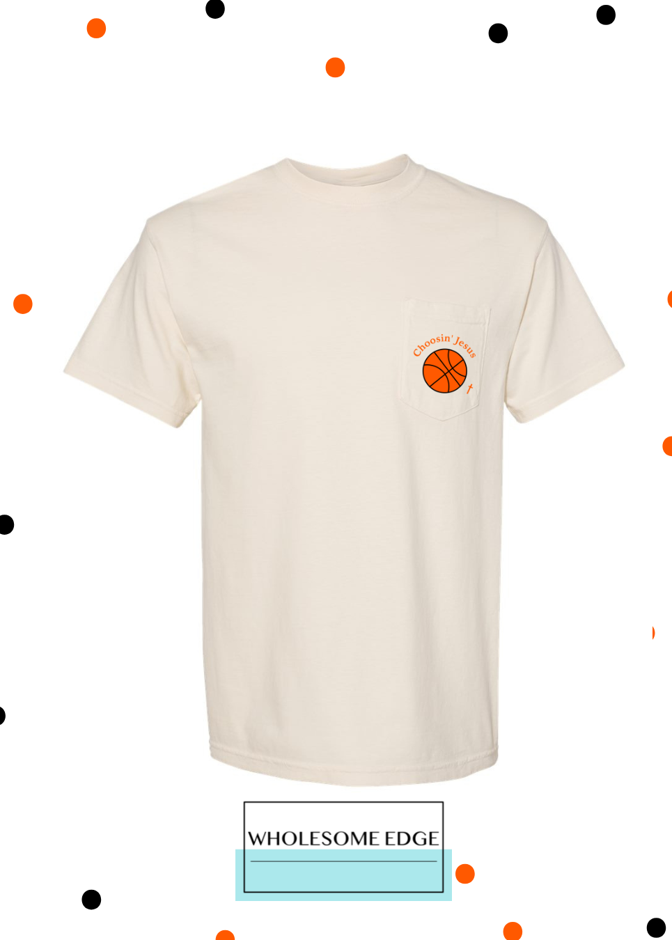Choosin' Jesus & Basketball - Christian Pocket Tee